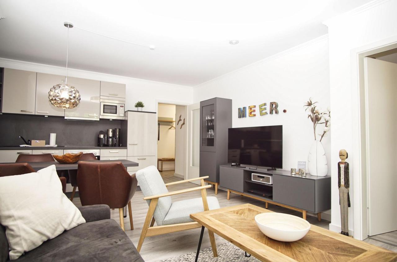 Terrasse, Gratis Nutzung Vom Ahoi Erlebnisbad Und Sauna In Sellin - Meeresblick Fewo 77 Goehren  Exterior foto